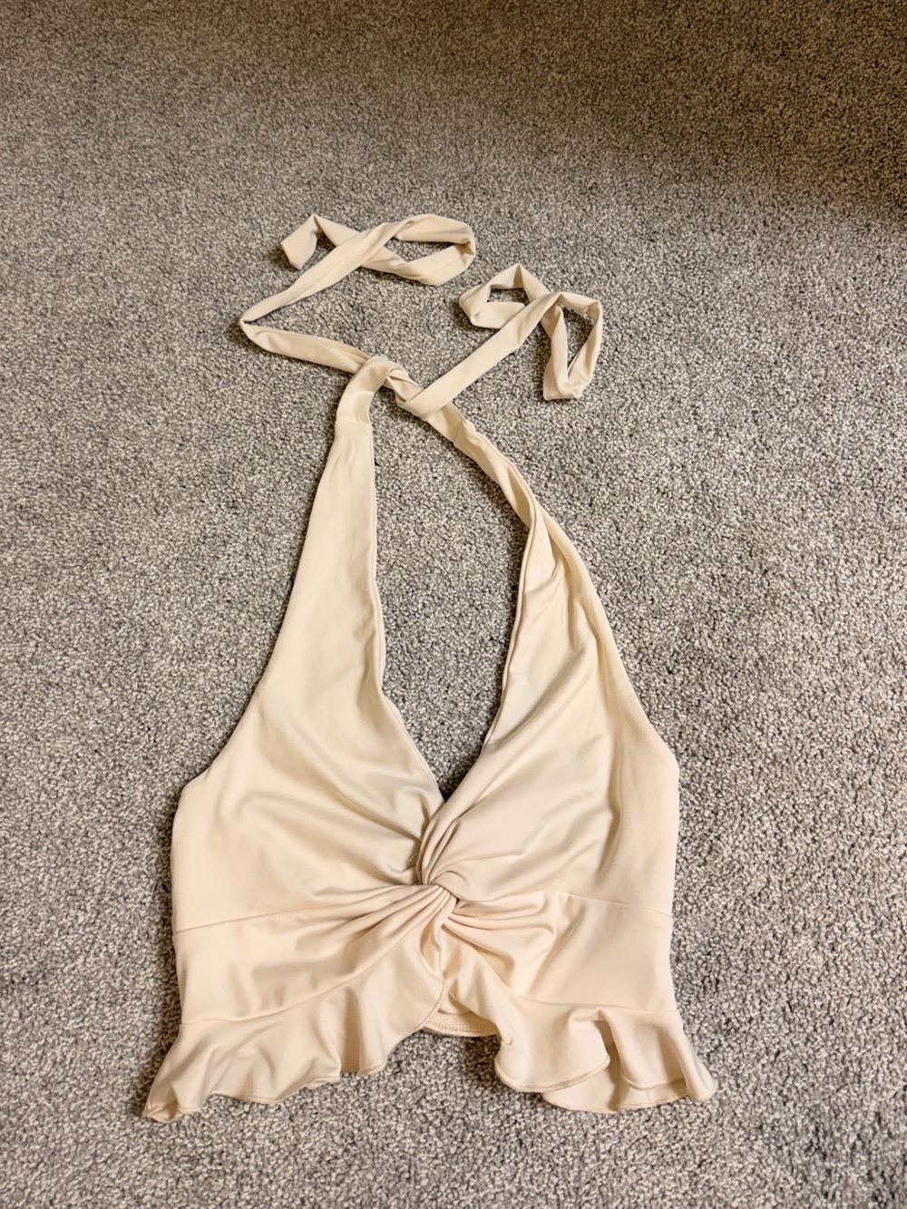 Halter in Beige
